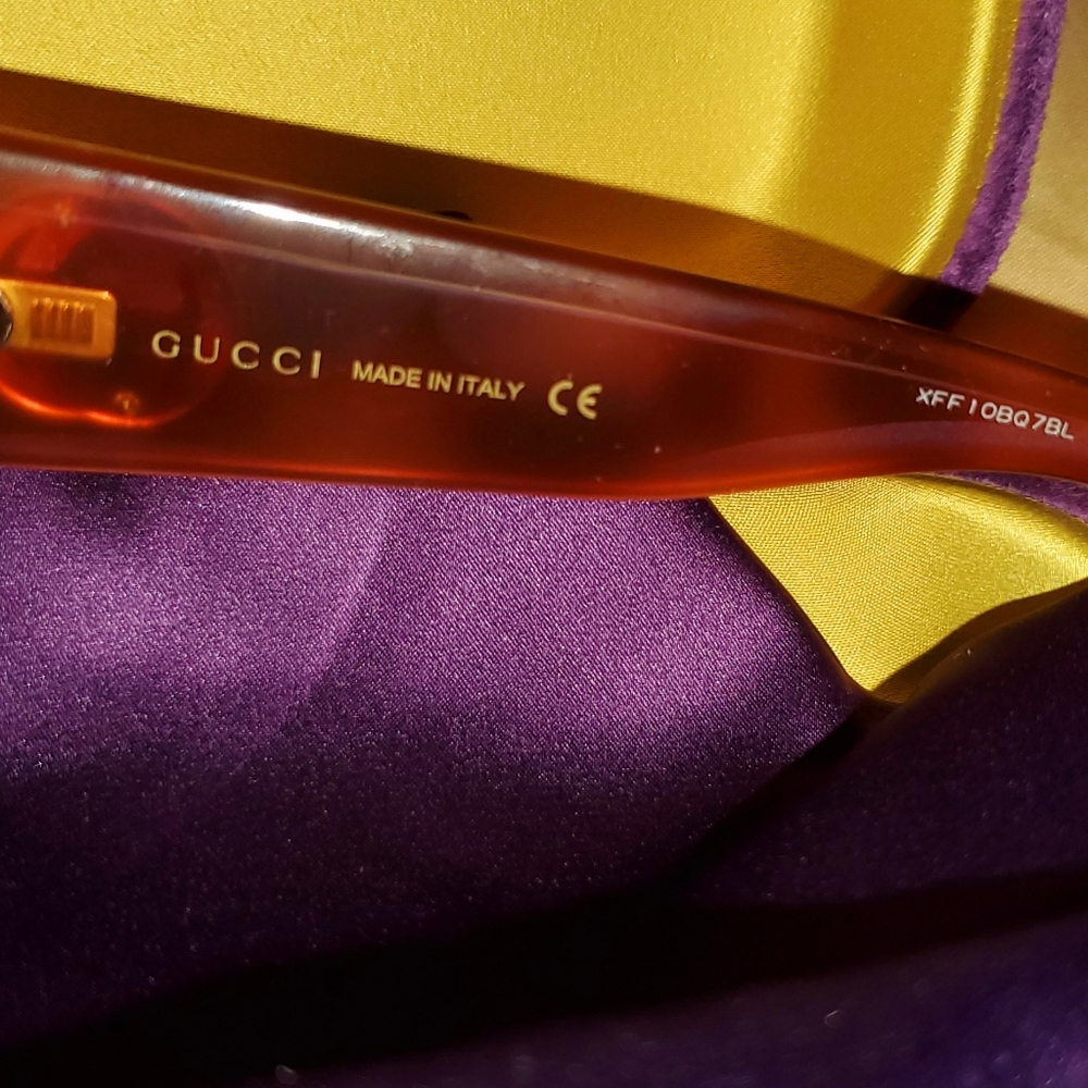 ๐ฅSOLD๐ฅ๐HP๐Gucci Avana Green 55mm Cat Eye Sunglasses - Picture 9 of 12